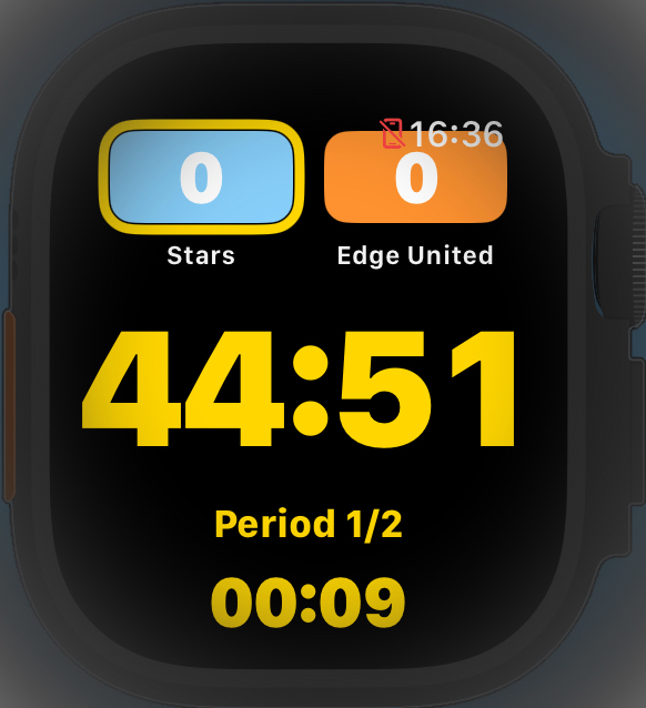 Whistle Pro match timer